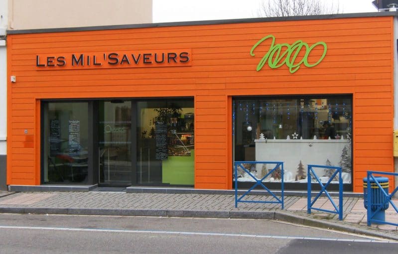 Facade du restaurant traiteur milsaveurs a Mulhouse